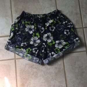 ❤️ TROPICAL LINEN/COTTON SHORTS